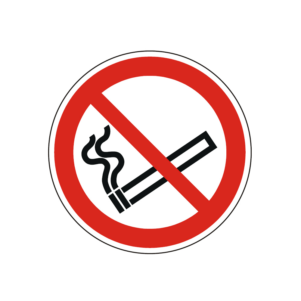 Verbotszeichen Nicht rauchen