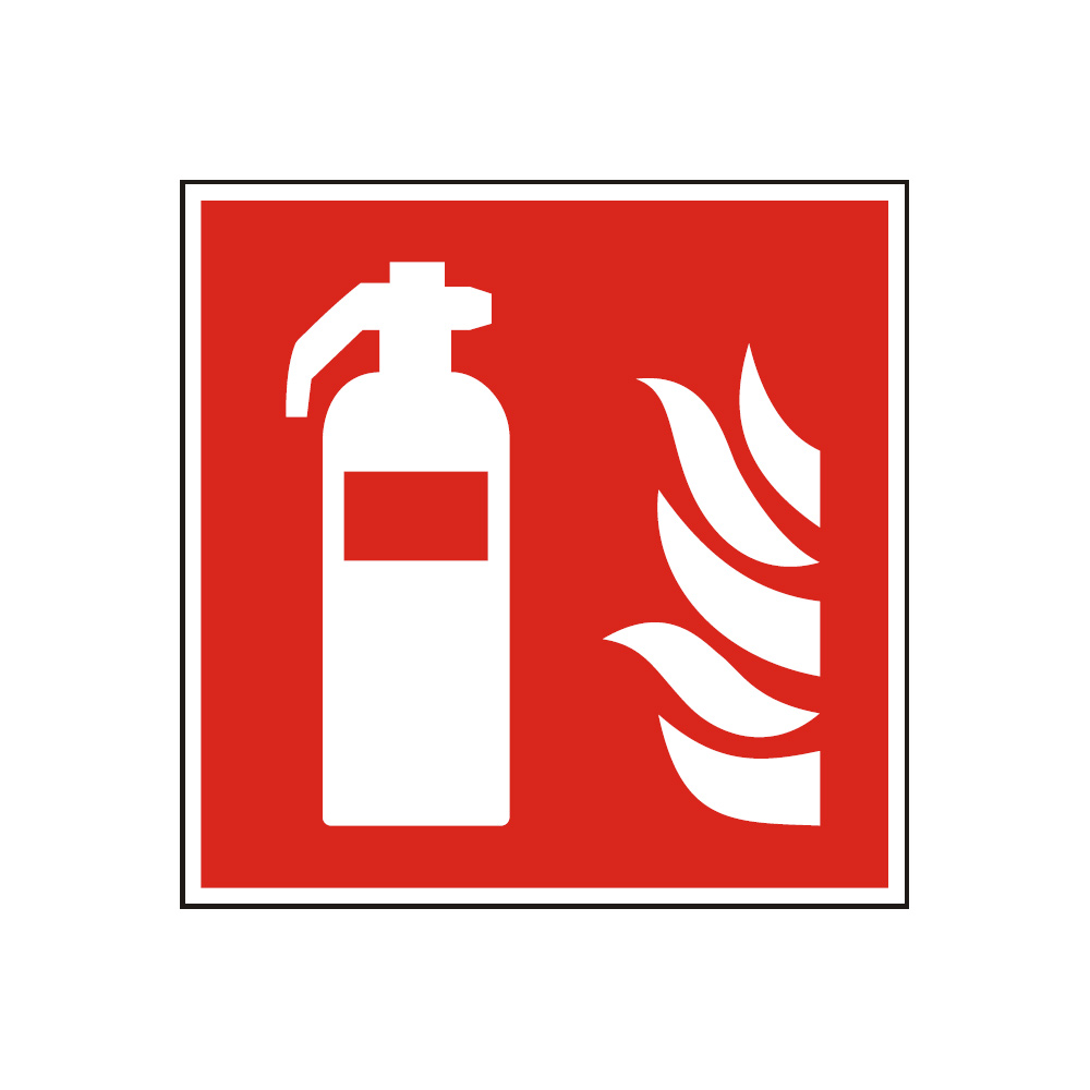 Feuerlöscher Brandschutzzeichen nach ISO7010
